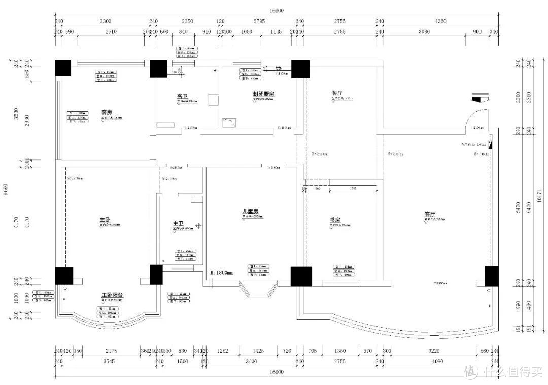 126m² 法式豪宅，烟火气一点不差，开放式书房一整面书架墙美翻！