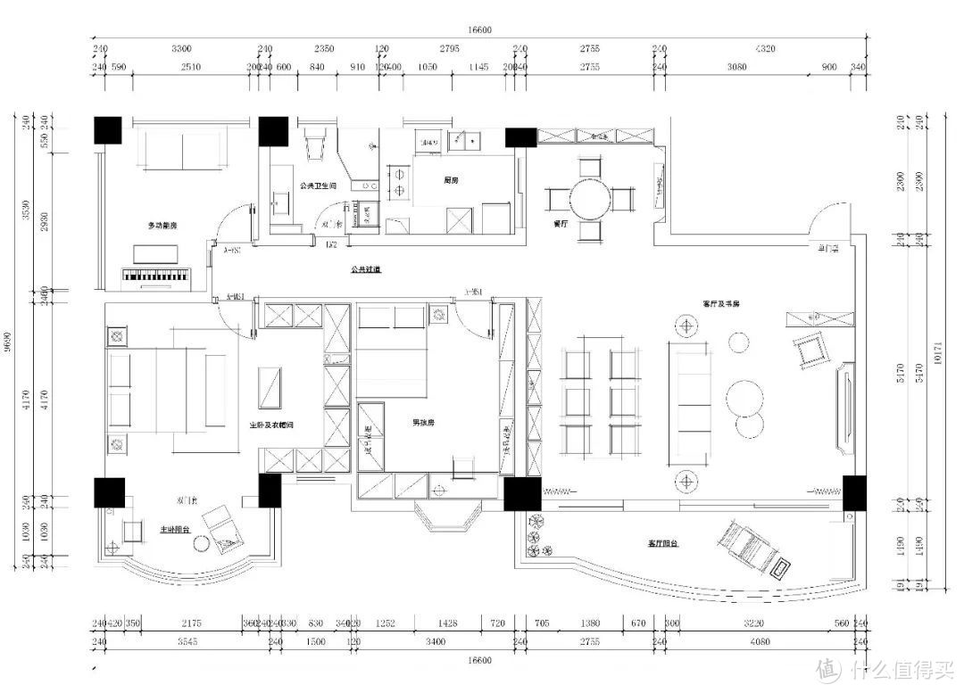 126m² 法式豪宅，烟火气一点不差，开放式书房一整面书架墙美翻！