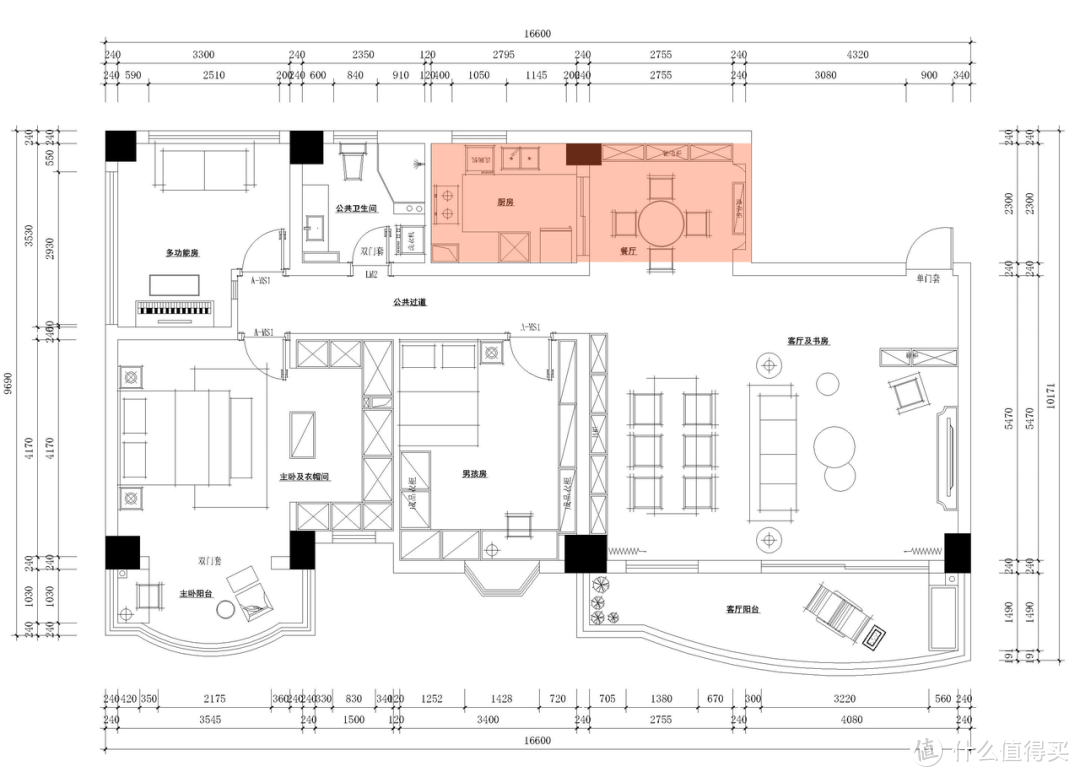 126m² 法式豪宅，烟火气一点不差，开放式书房一整面书架墙美翻！