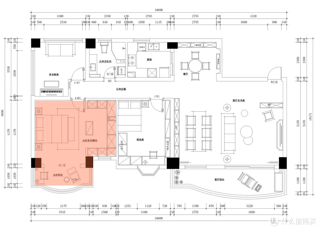 126m² 法式豪宅，烟火气一点不差，开放式书房一整面书架墙美翻！