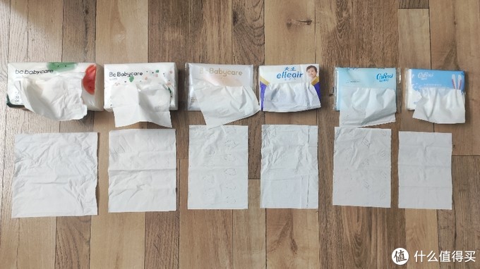 六款常婴儿柔纸巾对比