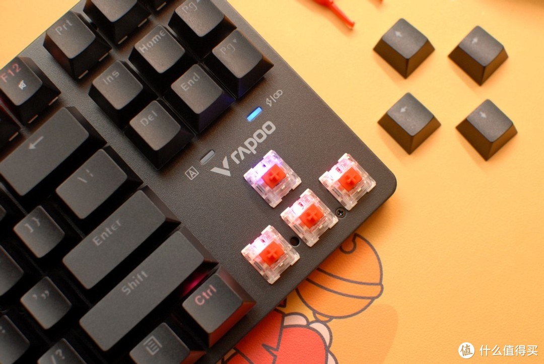 文可轻松办公，武能应对各种游戏：雷柏V500PRO键盘&VT960鼠标