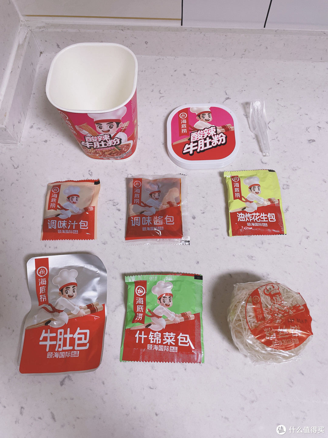 酸爽辣过瘾，夜宵佳选—打工人的海底捞酸辣牛肚粉136g