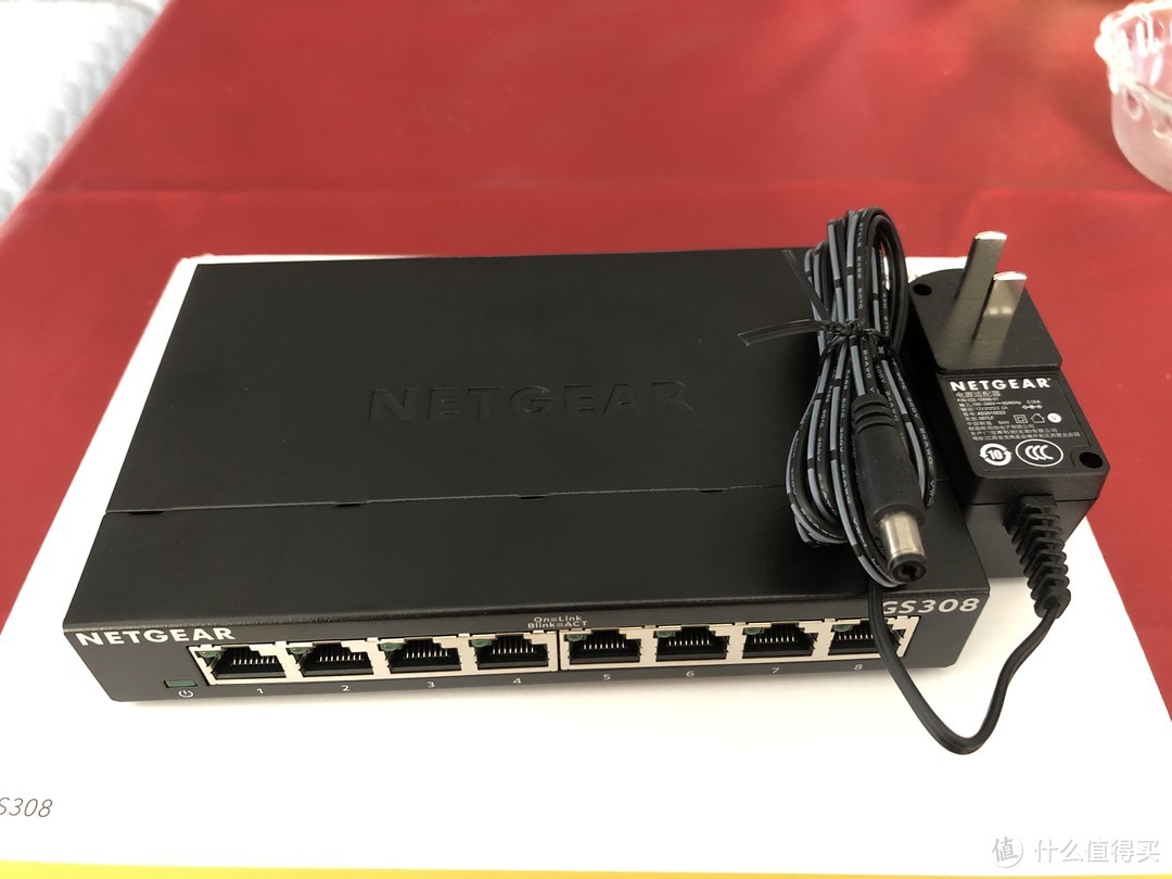 Netgear网件GS308V3 8口千兆交换机开箱