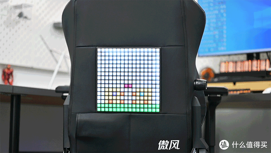 傲风机械大师Pro电竞椅评测：配备像素屏、带RGB灯效的电竞椅是什么体验？