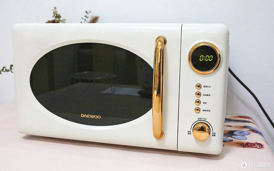 让我懒到极致的小家电大宇复古微波炉微烤速烹美味锁鲜