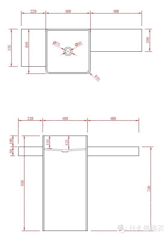 自己设计的尺寸图