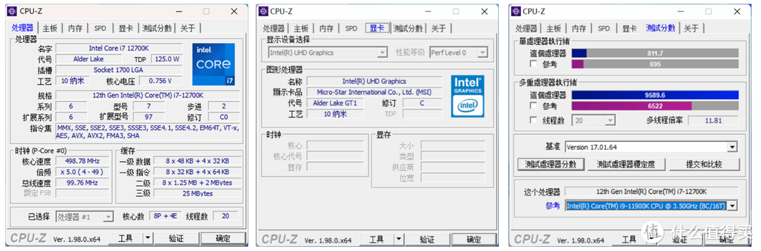 8性能核心+4能效核心+20线程！i7-12700K装机评测