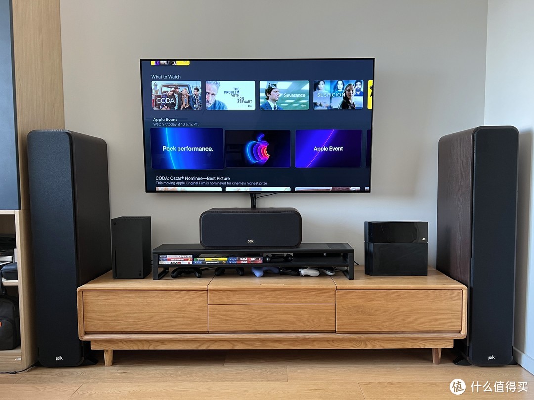 lgc1oled电视普乐之声polkes系列51音响套装聊聊属于自己的家庭影院