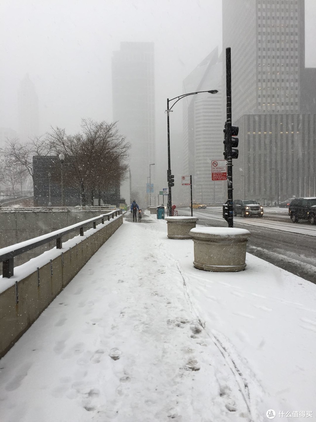 冬日的芝加哥街头