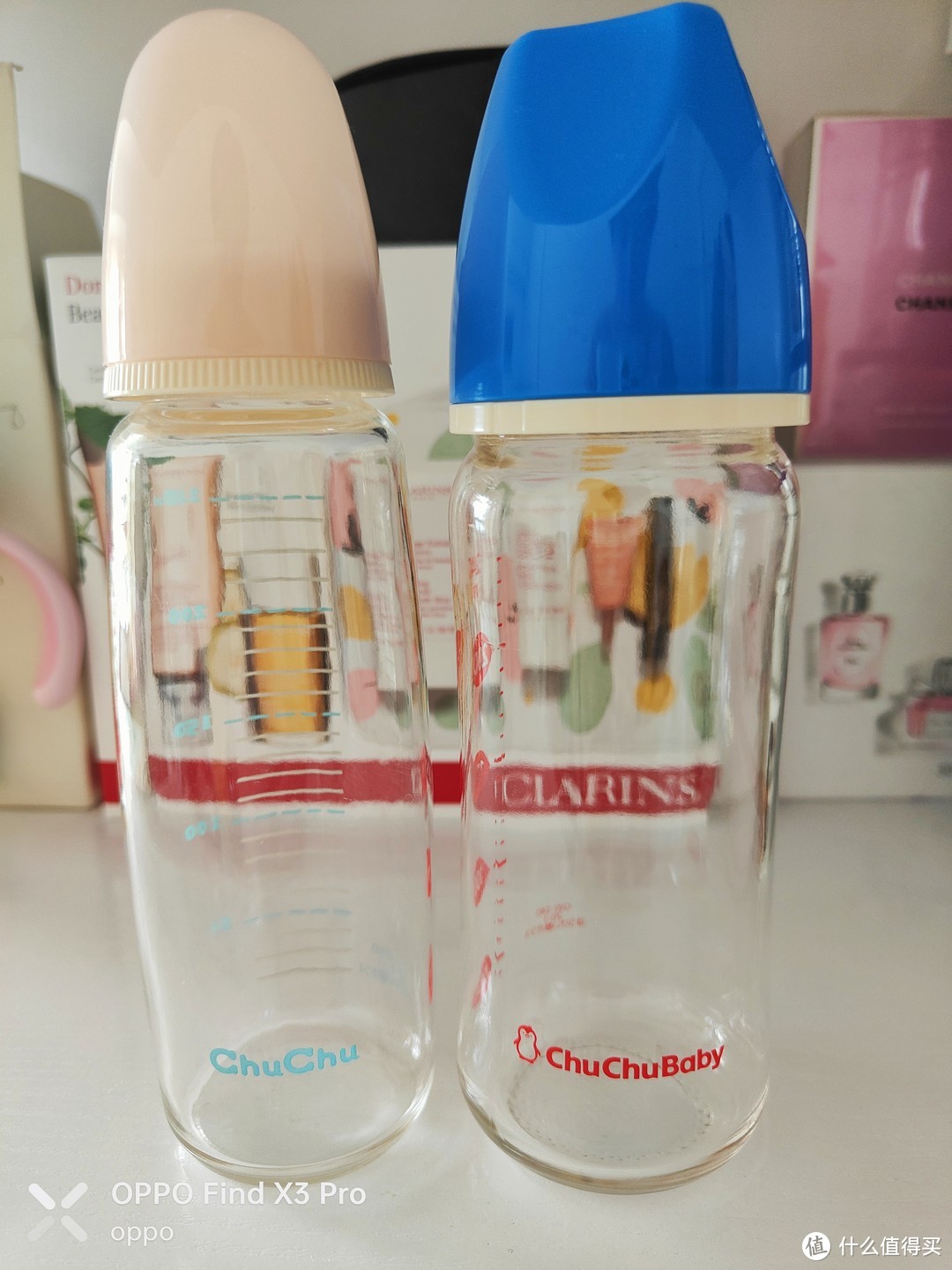 自己这只放了这两个玻璃奶瓶，其他几个ppsu奶瓶都在我爸妈家