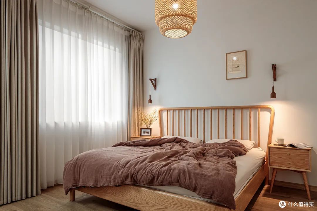 128平舒适的日式muji风简约素雅暖暖的很治愈很幸福