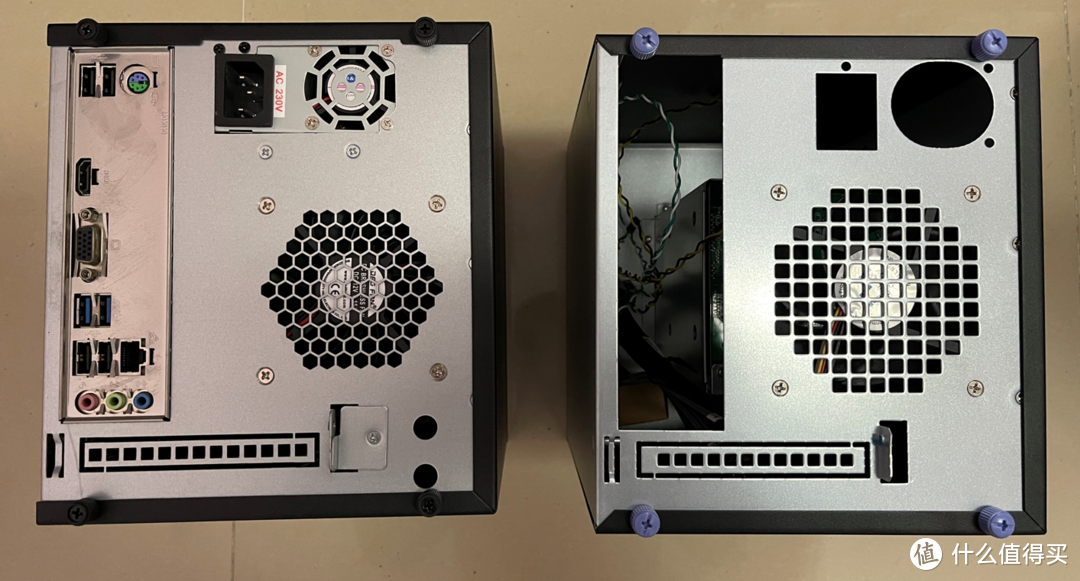 G5400四盘位SAS版机箱简单开箱与SATA版本对比区别