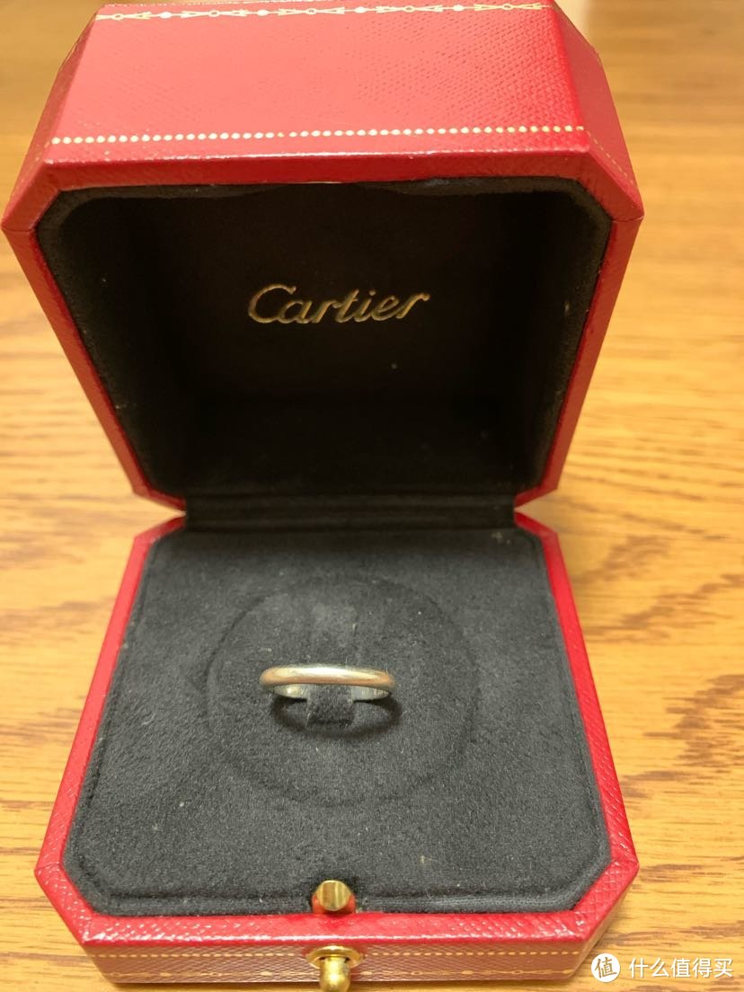 ¥6732的卡地亚铂金结婚戒指值到爆炸