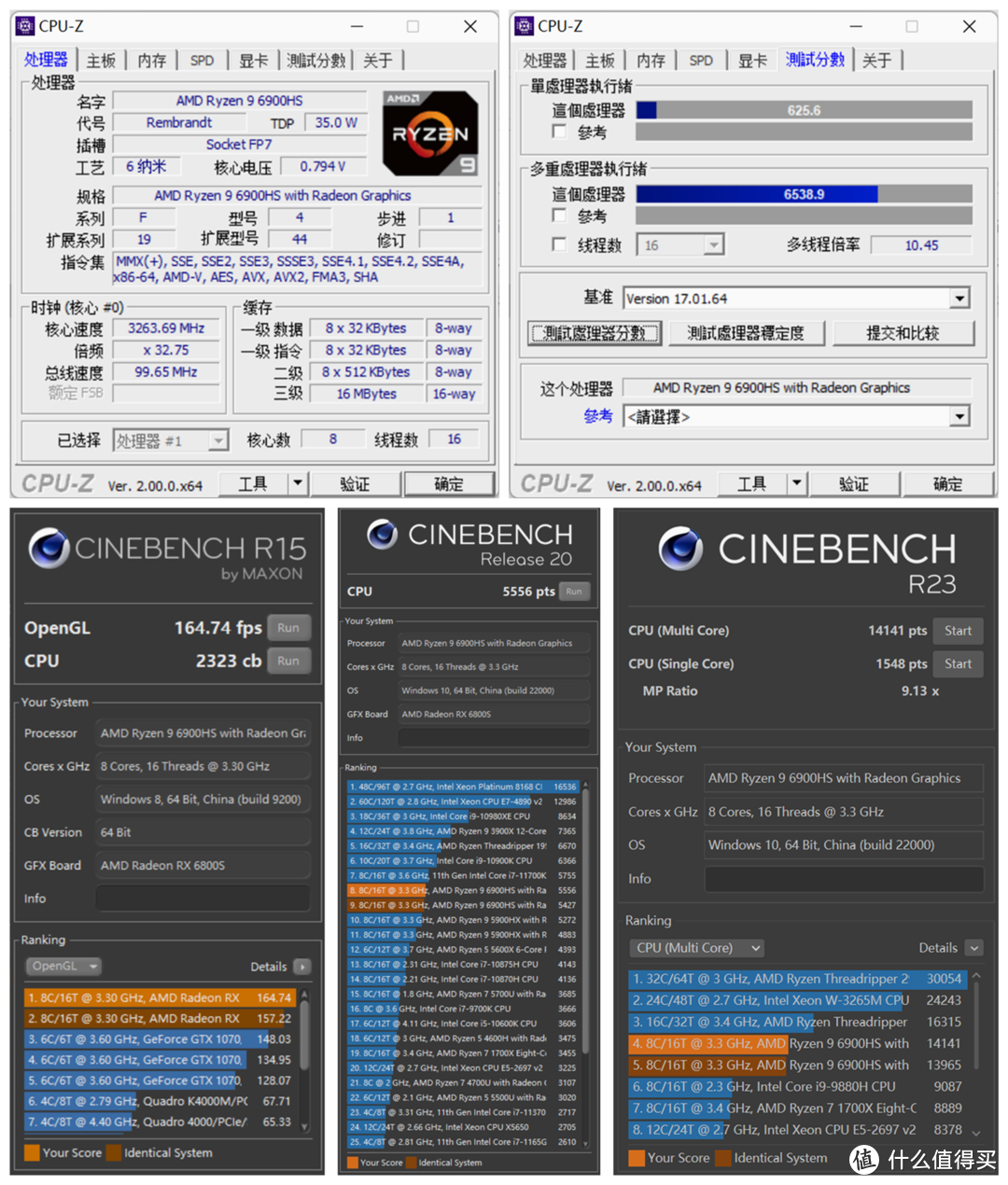 锐龙 9 6900HS + RX 6800S 的双 A 超旗舰游戏本：ROG 幻 14 2022 详测