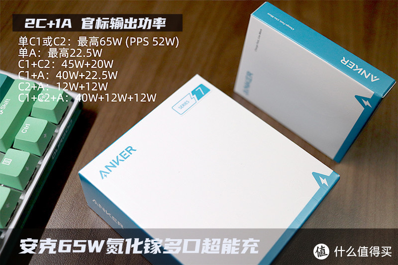 无GaN不快充，亲测三口“小凉快”：Anker 65W氮化镓2C1A充电器之我见