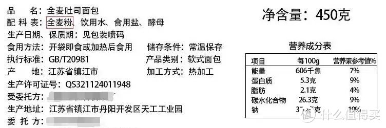 减肥人的全麦面包怎么选？8款全麦面包测评请查收！（附成分表和配料表）