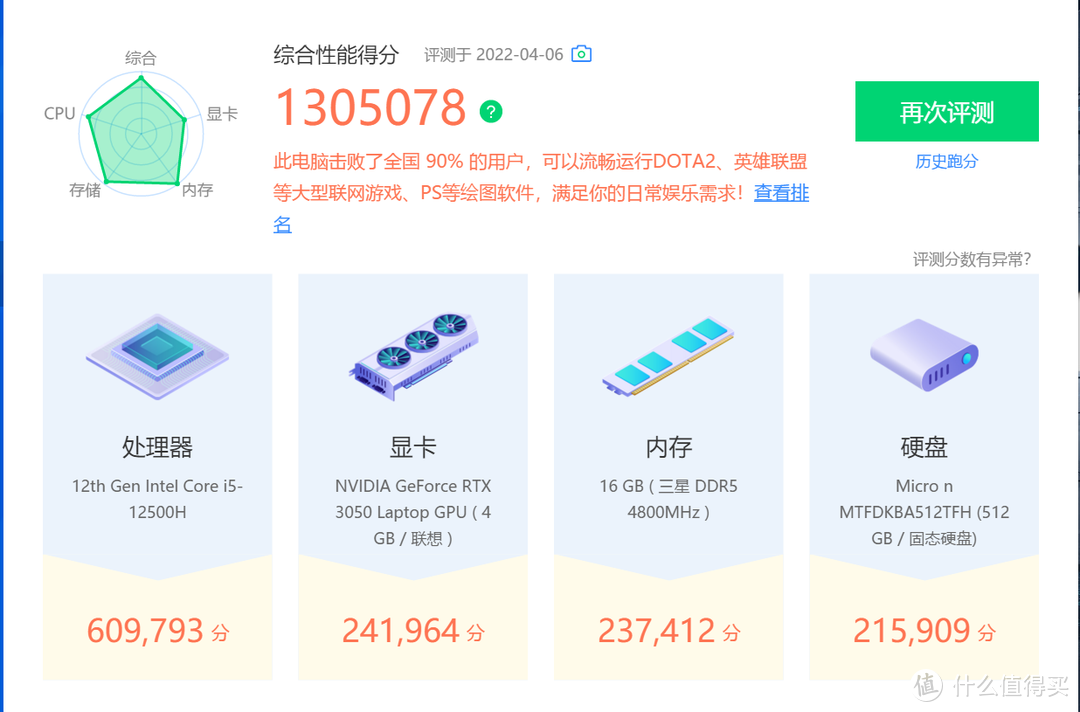 这个是均衡模式下的跑分，狂暴模式有可能跑到140万。