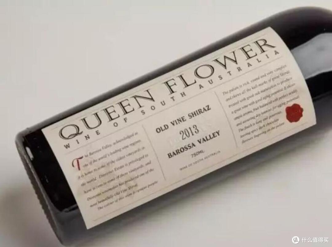 queen flower old vine shiraz澳洲皇后花园老藤西拉红葡萄酒
