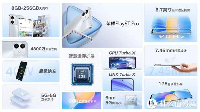 荣耀Play6T系列发布，5G、大屏、大内存都给你安排上了