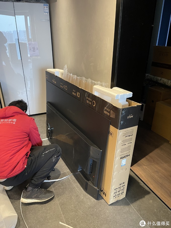 真晒真开箱 - 小米电视6 OLED 65寸 购买配送和安装