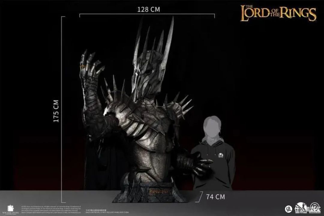 花火将从灰烬中复燃 指环王 索伦 Sauron 1 1 比例胸像 模型 什么值得买