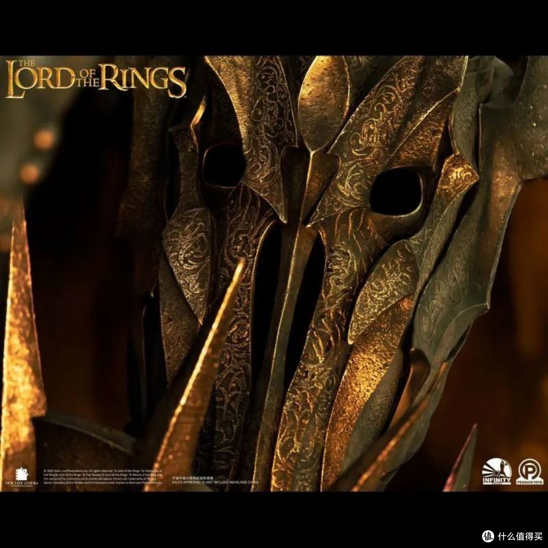 花火将从灰烬中复燃 指环王 索伦 Sauron 1 1 比例胸像 模型 什么值得买
