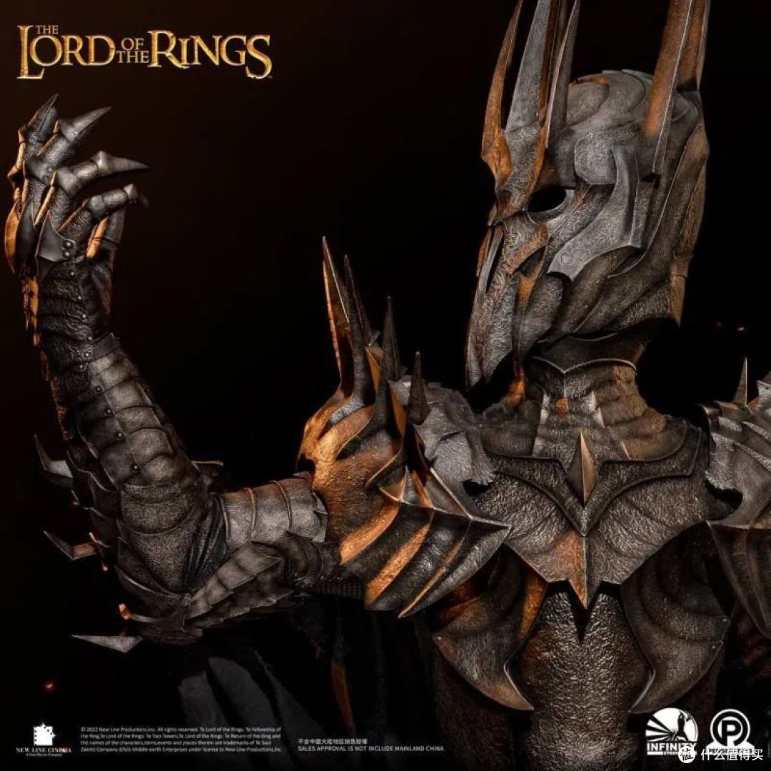 花火将从灰烬中复燃 指环王 索伦 Sauron 1 1 比例胸像 模型 什么值得买