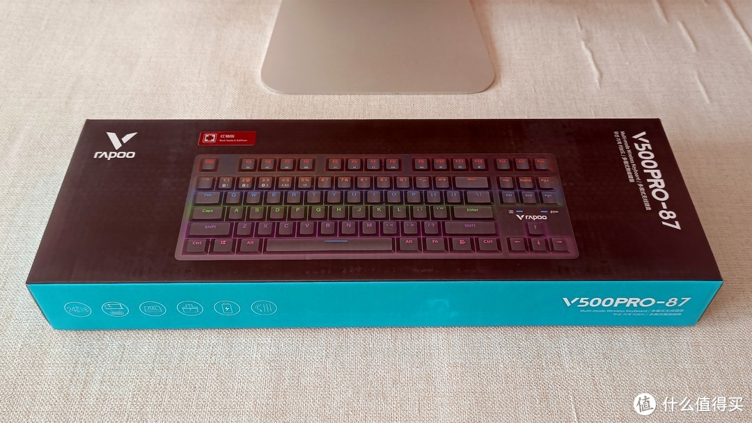酷炫灯效、多模连接、紧凑布局，科技集大成者——雷柏V500PRO-87机械键盘测评