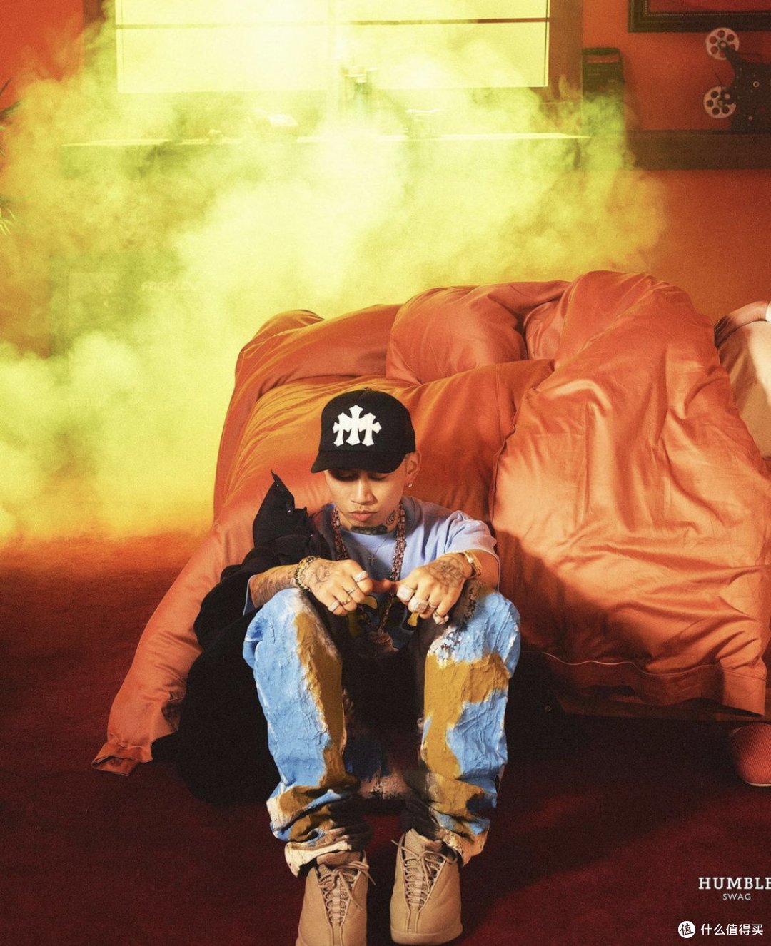 纯欲天花板的rapstar男友随便一件衣服都过万马思唯