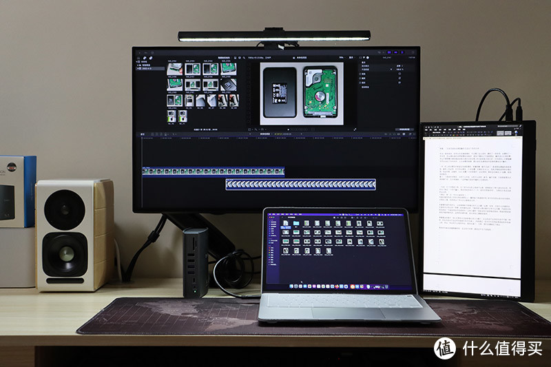M1苹果电脑多屏协同工作，真香！但你还需要这个配件才能实现
