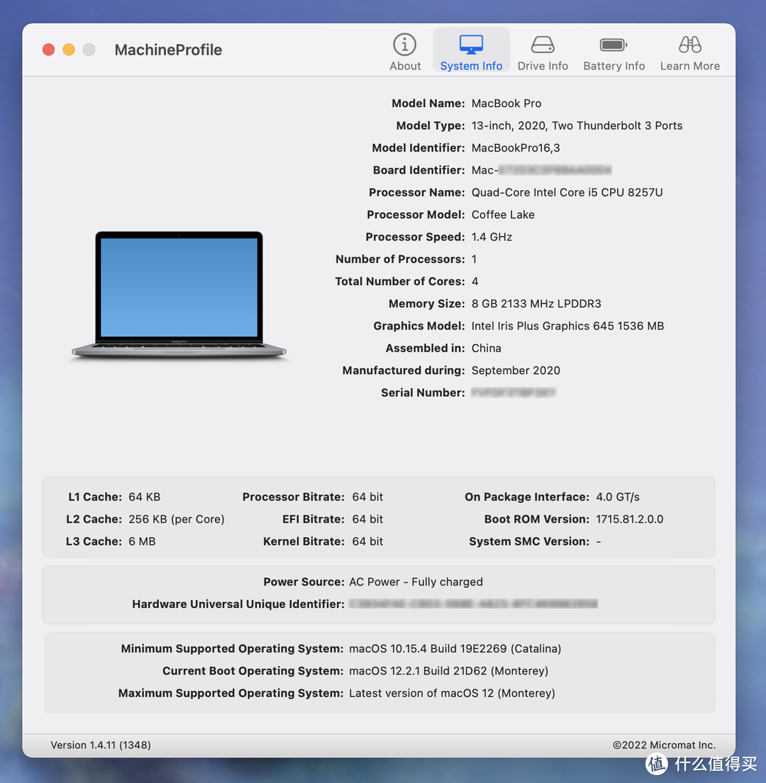 重装macOS Monterey 12.2.1系统，顺便测一下256GB SSD，看看读写性能怎么样？