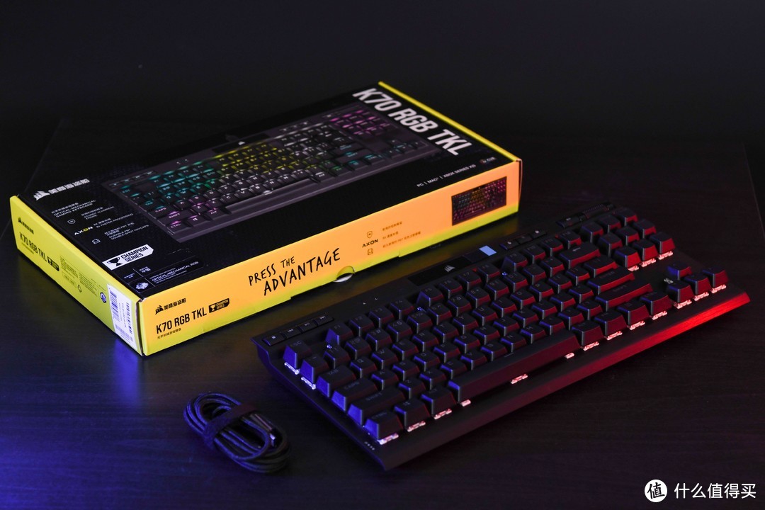 快人一步就靠它！海盗船K70 RGB TKL键盘上手体验