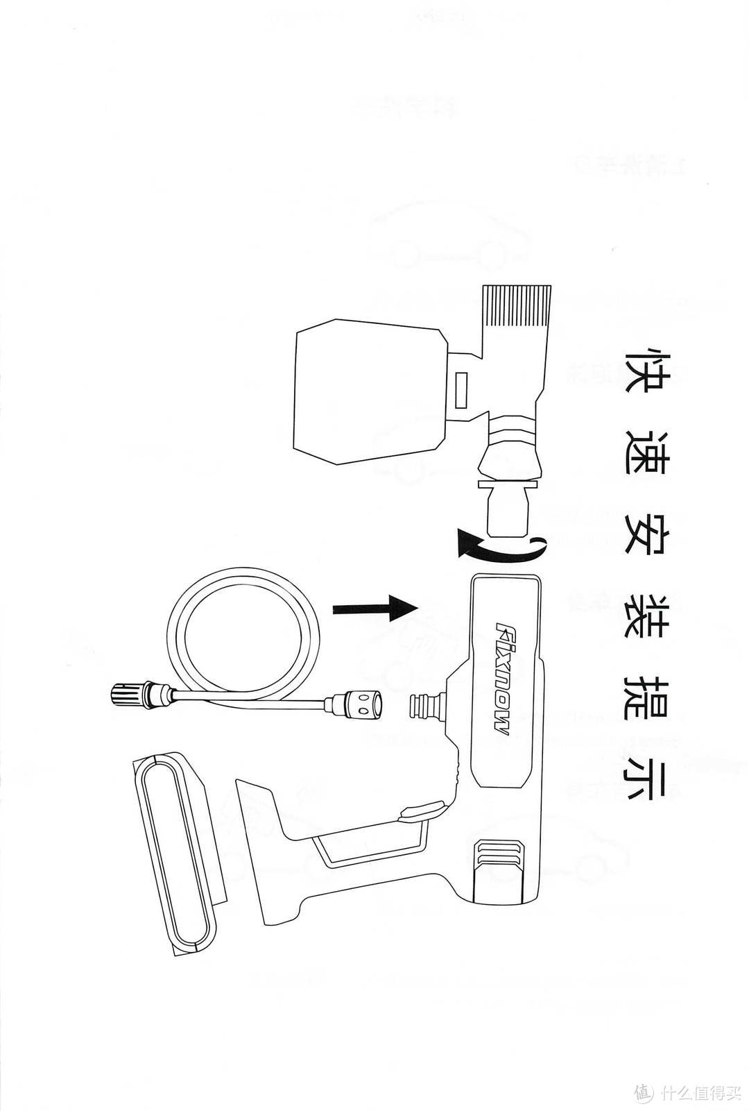 清洁好帮手/电动冲洗枪（含说明书）Fixnow家用无线洗车机小型高压水枪锂电洗车神器手持便携儿童玩具