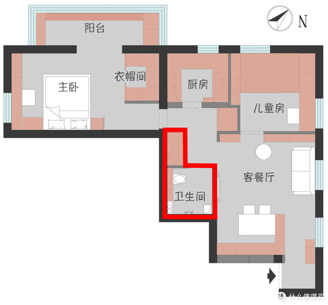 真·收纳狂魔！66㎡挤出20㎡收纳+步入式衣帽间！！