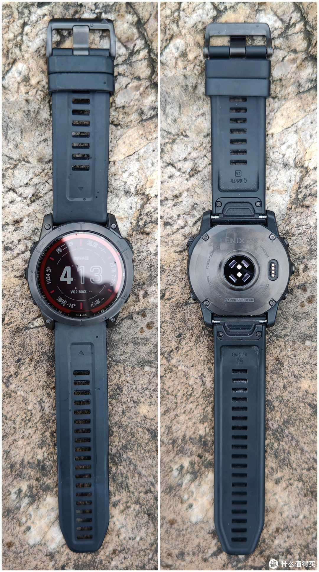 F7X手表正反面登记照，一如前辈们冷酷硬朗的作风