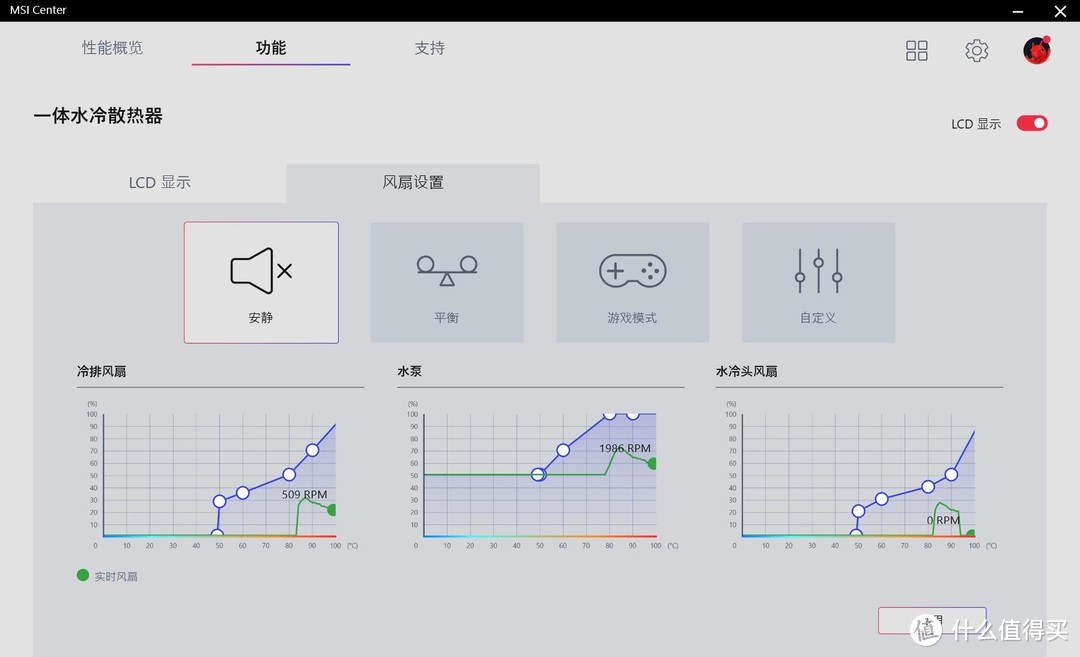 精致漂亮，性能强大、微星(MSI)战神S360一体式水冷散热器 评测