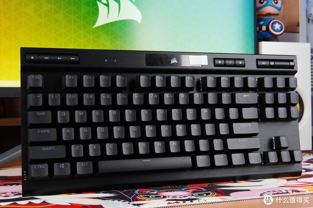 不再为手感而烦恼，美商海盗船K70 RGB TKL OPX光轴机械键盘
