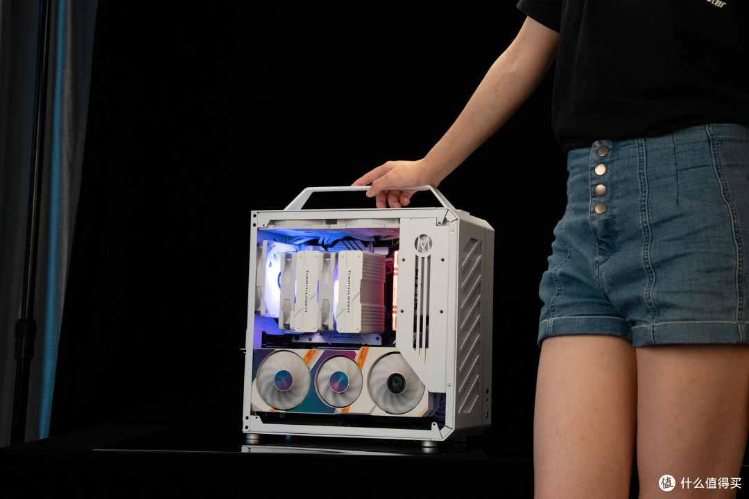 机械大师白色atx小钢炮c34极地白风冷装机分享