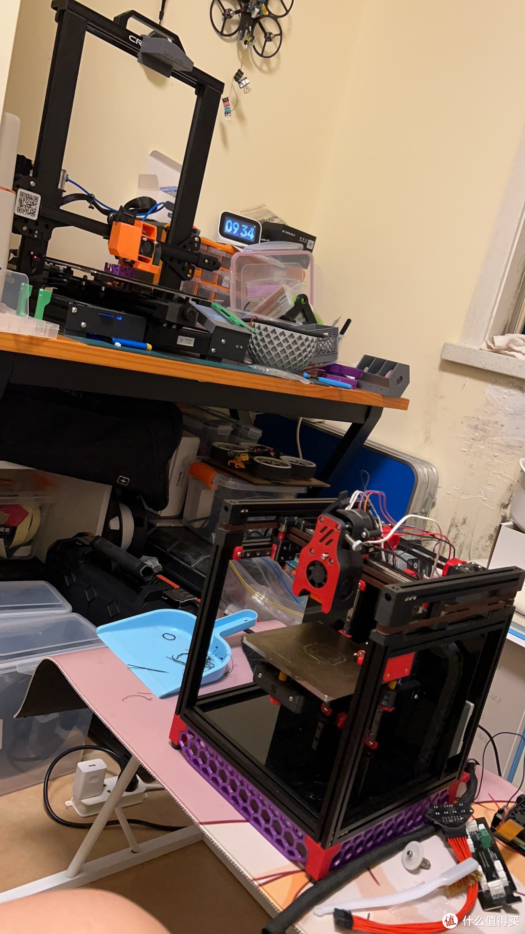 左上角是cr6se 下面的是voron0.1