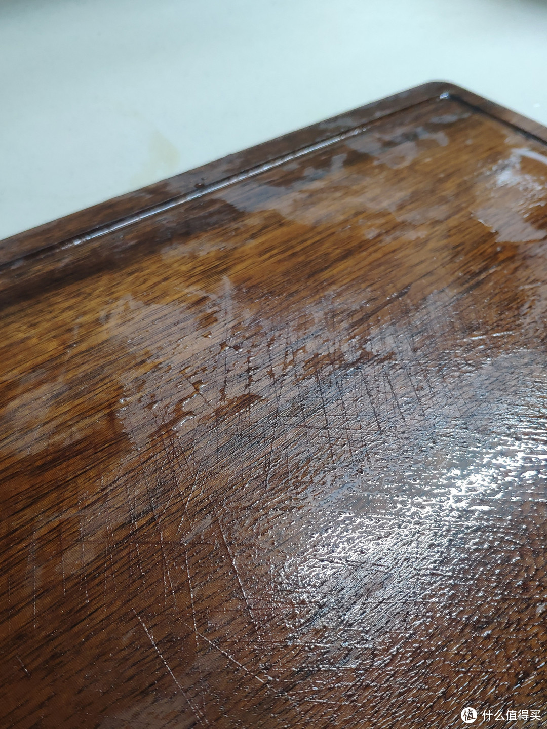 不掉色的合格切菜板，京造黑金檀木砧板