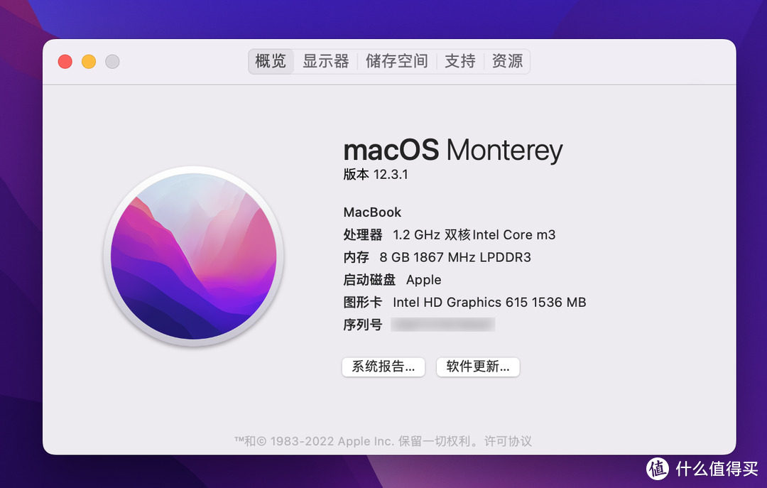 看惯了m1处理器的Mac电脑，不妨来看看m3处理器的Mac电脑？12英寸MacBook重装macOS 12.3.1系统体验