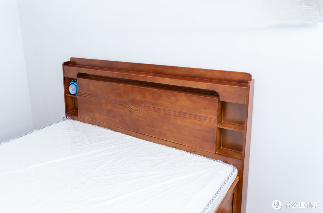 真的能省下床头柜，景山百岁021中式实木床体验