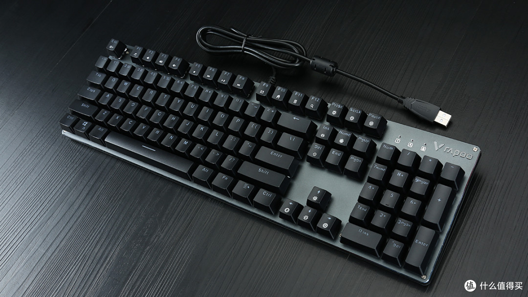 雷柏v520rgb幻彩背光防水游戏机械键盘评测