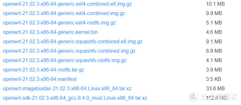 包括ext4/squashfs/rootfs文件系统镜像以及SDK