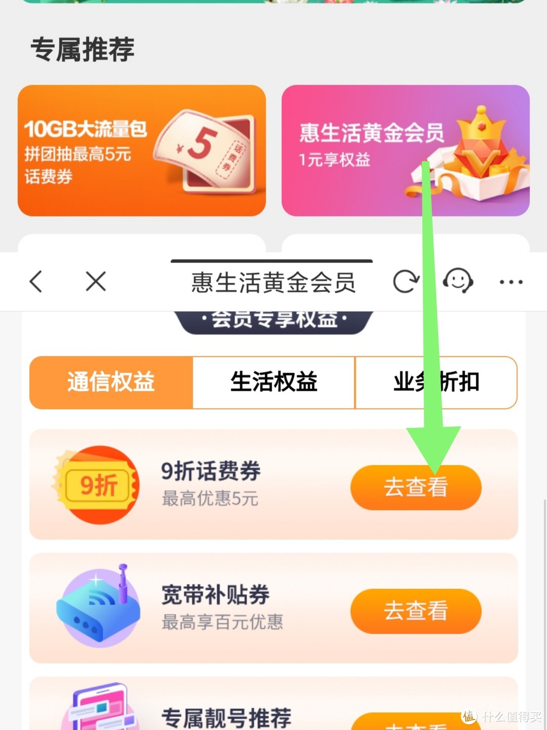 （截图是我的非黄金会员，所以显示9折）