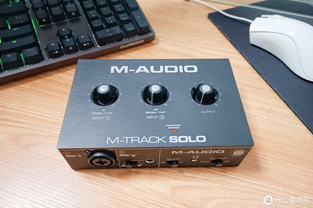 入门声卡好选择—M-audio M-Track solo 开箱体验