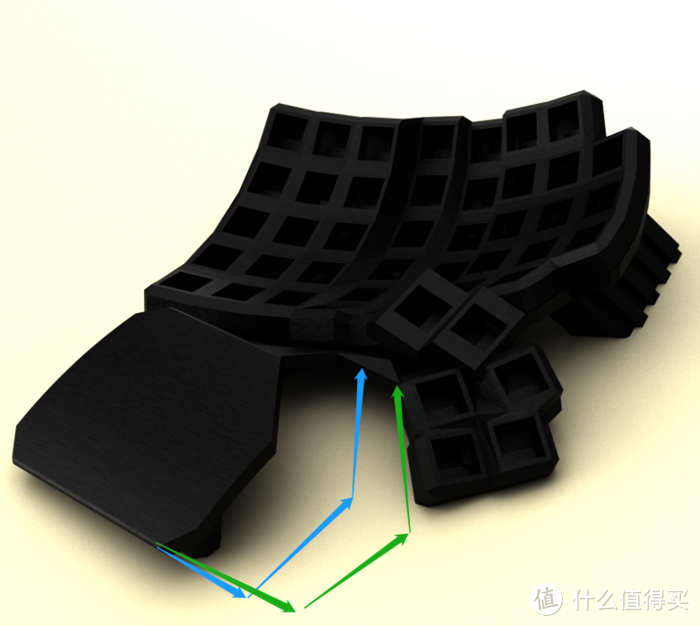 Dactyl Manuform 6X8 人体工学键盘