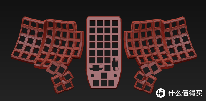 Dactyl Manuform 6X8 人体工学键盘