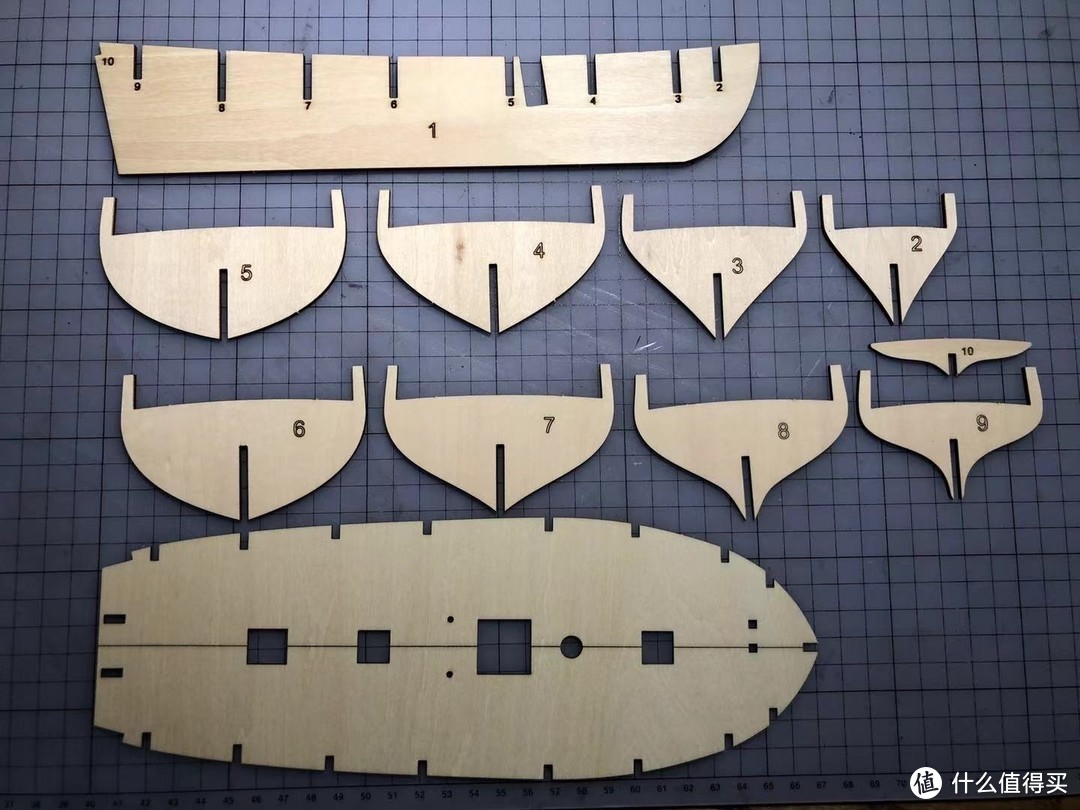木质帆船模型制作过程图片